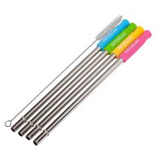 Stainless Steel Straws and Straw Cleaners